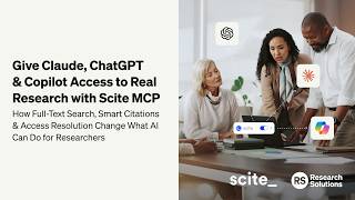 Give Claude, ChatGPT &amp; Copilot Access to Real Research with Scite MCP