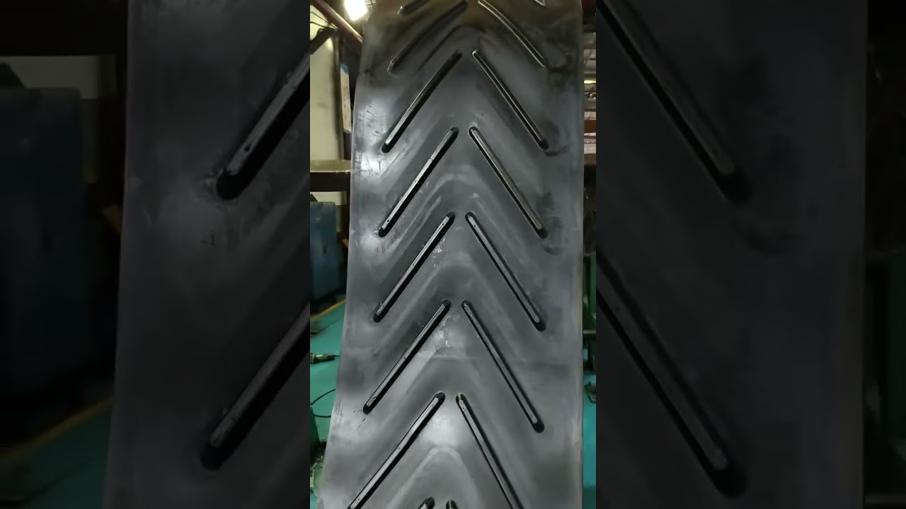 Behind the Scenes: Chevron Conveyor Belt Production 🎥