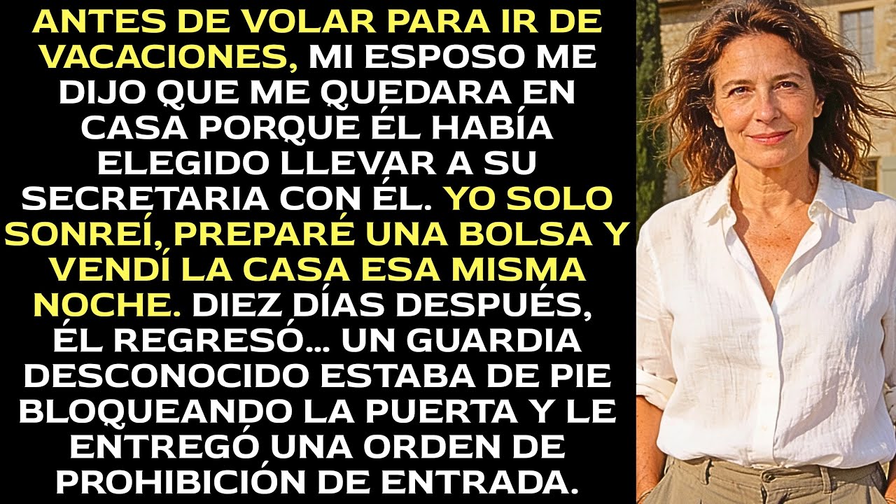 Mi esposo me envió un mensaje de texto: “Te reemplazaré llevando a mi amante”. Antes de que...