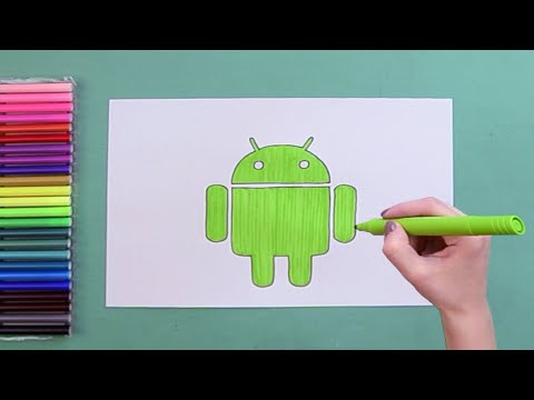 How to draw Android Logo