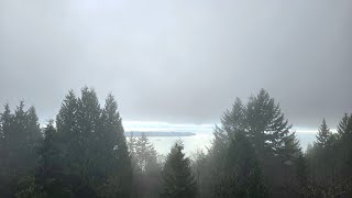 Cypress Mountain in the Rain Foggy Views of Vancouver