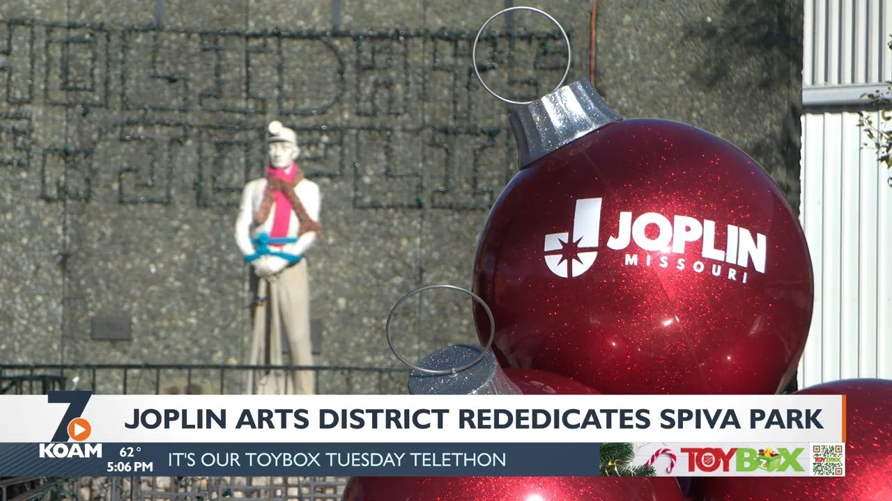 Joplin Arts District Rededicates Spiva Park (12/13/22) YouTube