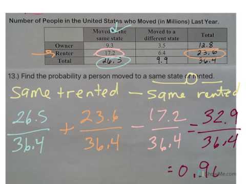 Probability Example 2 (080) - YouTube