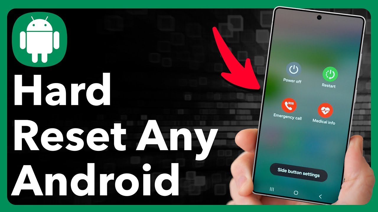 How To Hard Reset Any Android Phone - YouTube