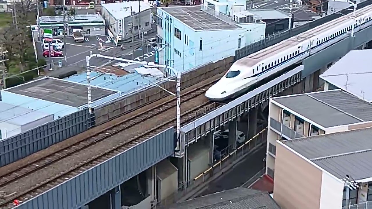 新幹線　徐行運転