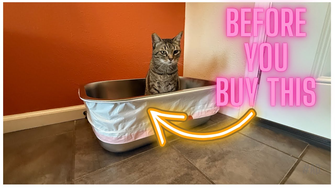 XL Stainless Steel Sifting Litter Pan – Quick & Clean Pine Pellet Magic