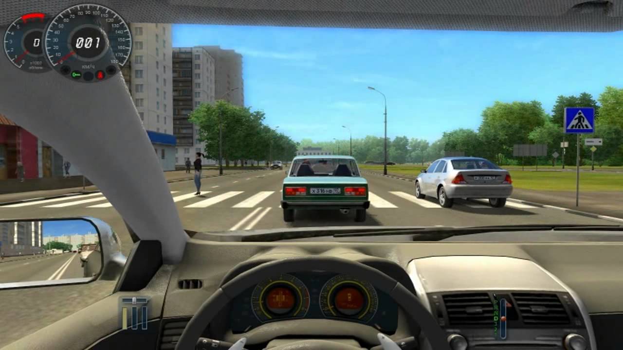 PC] City Car Driving Simulator With Steering Wheel 