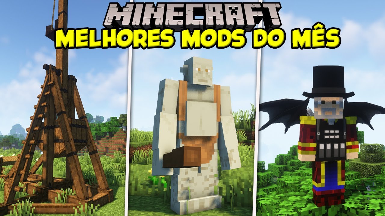 TOP 10 MELHORES MODS DO MÊS PARA O MINECRAFT (Março de 2022) - YouTube
