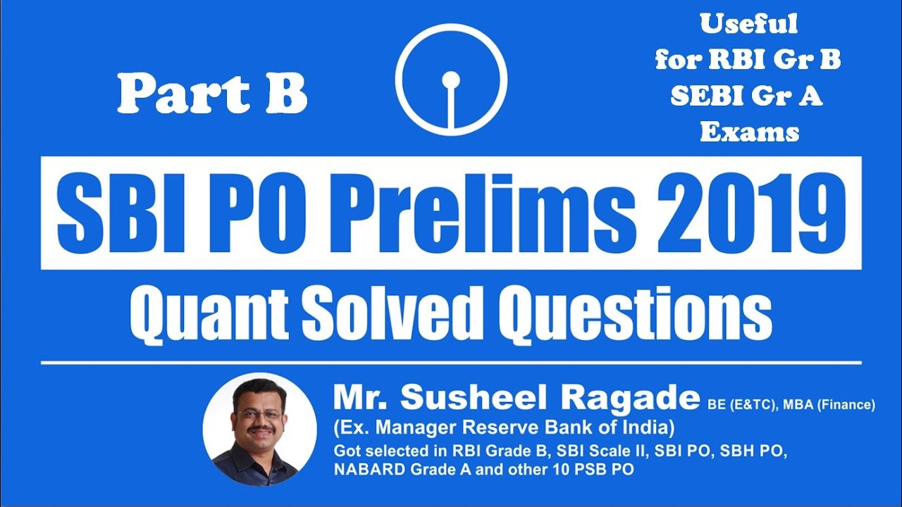 SBI PO 2019 Prelims Solved Questions Part B