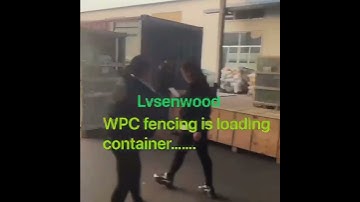 WPC fencing is loading container +8615550797916