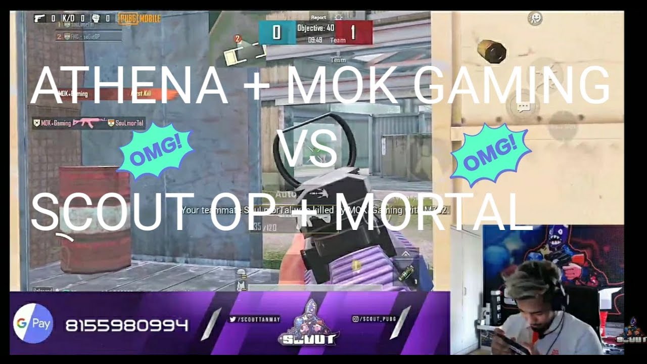 TDM INTENSE FIGHT MORTAL + SCOUTOP VS ATHENA + MOK - YouTube