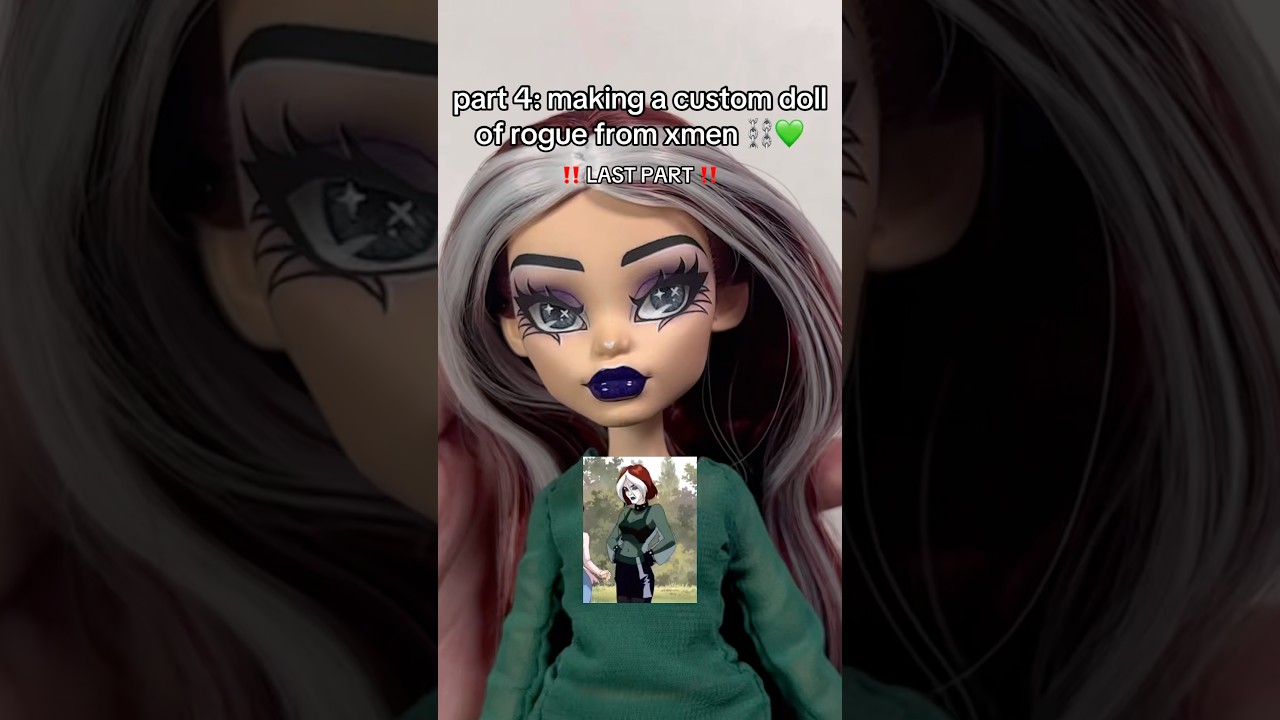 Часть 4: Создание куклы Роуг из «Людей Икс» на заказ - SylphicStudios