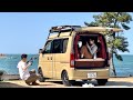 これが、軽バン生活のルーティン。