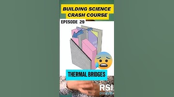Building Science Crash Course - episode 29 - Thermal Bridges #buildingscience #insulation