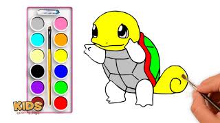 How to draw step by step pokemon #006 ❤ Doraemon super coloring pages for kids screenshot 5