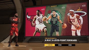 Best 2 way 3 level point forward build nba 2k23