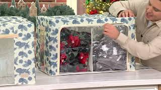 Periea Set of 2 Jumbo Boxes with Removable Dividers on QVC