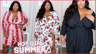 IT&#39;S A HOT GIRL SUMMER🔥 | First time trying Pretty Little Thing PLUS / CURVE Try-On Haul
