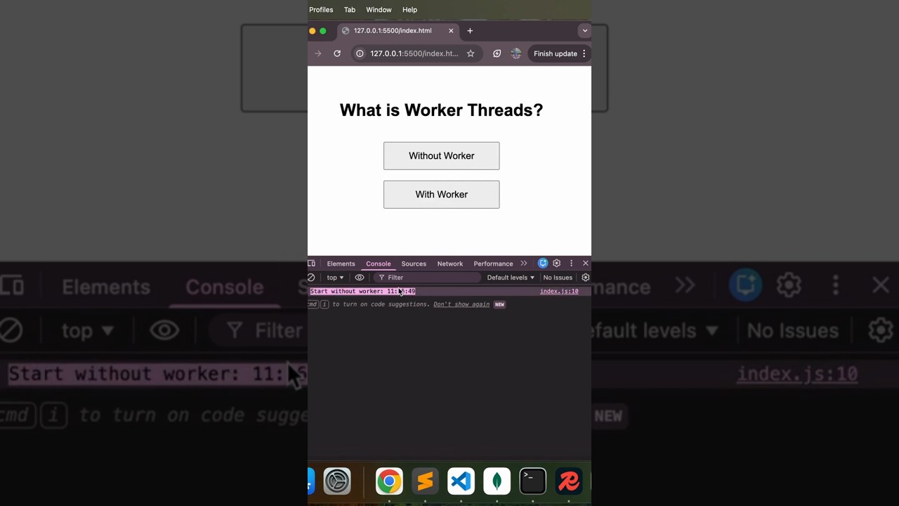 What Is a Worker in JavaScript? | Web Workers Explained Simply 
