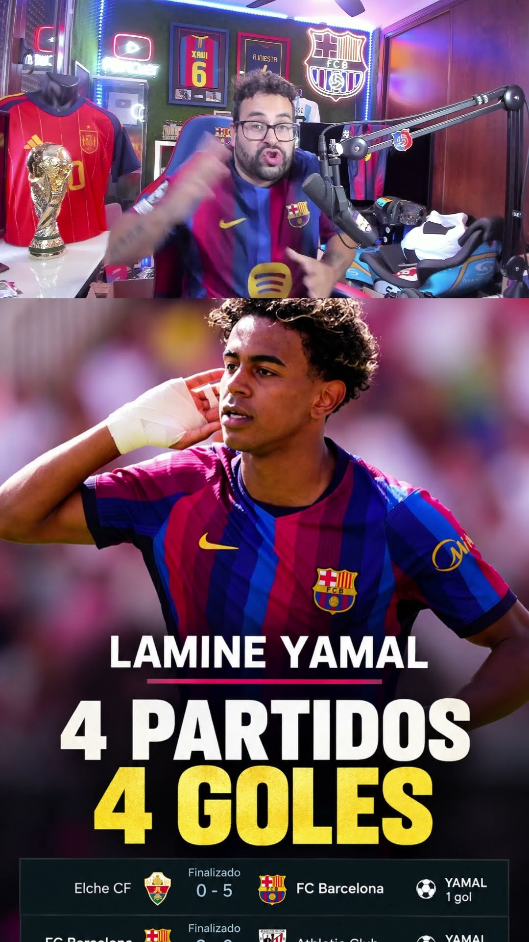 Lamine Yamal no tiene gol #lamineyamal #lamine #barça #mancuer #laliga  #shortvideo