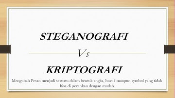Apa itu Steganografi LSB (Least Significant Bit) ?