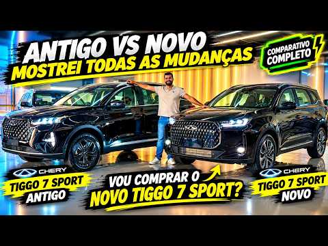SUPER COMPARISON | EVERYTHING THAT CHANGED IN THE NEW CAOA CHERY TIGGO 7 SPORT!!