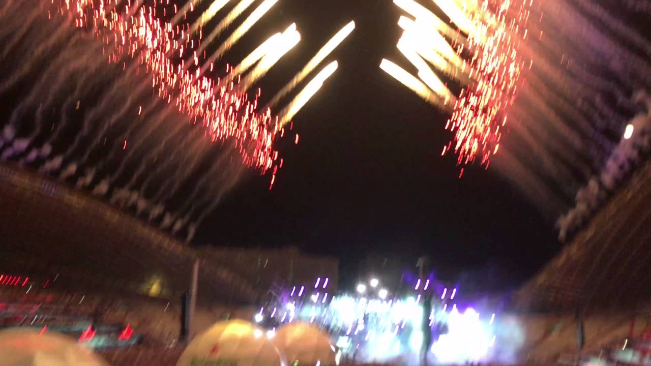 Martin Garrix @ intro Ultra Europe 2016 Split FIREWORKS !!! 4K