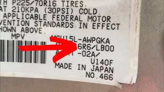 How to find the paint color code Lexus RX 1997-2003