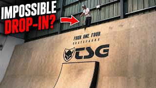 The Scariest Scooter Drop-In I've Ever Tried !