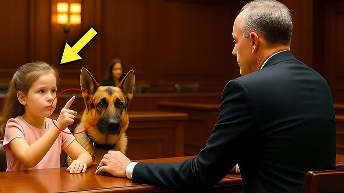 Little Girl Gave a Signal to Her Dog—Then the Judge Stopped Everything! -  YouTube