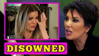 DISOWNED!🛑 Khoe Kardashian in tears after Kris Jenner DISOWNED Her amid heated fued