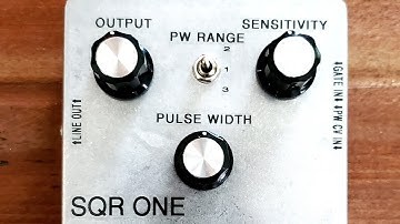 This Is A Test - SQR ONE prototype demo - square wave distortion w modular synth features