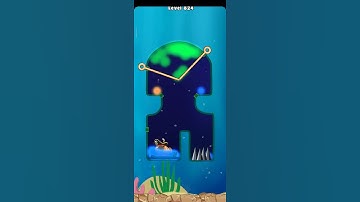 Fish Rescue - pull pin puzzle 🐠🐟- Android/iOS || Level 824 #FishRescue #Shorts
