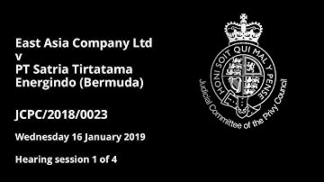 East Asia Company Ltd v PT Satria Tirtatama Energindo (Bermuda)