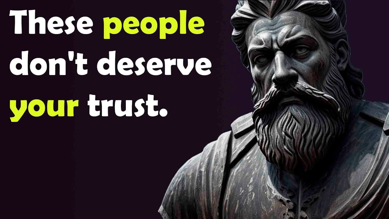 These people do not deserve your trust and respect | STOICISM - YouTube
