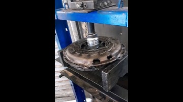 How to press clutch pressure plate
