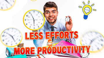 10 Productivity Hacks (even for lazy people)