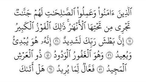 سورة البروج ( القارئ رعد الكردي )