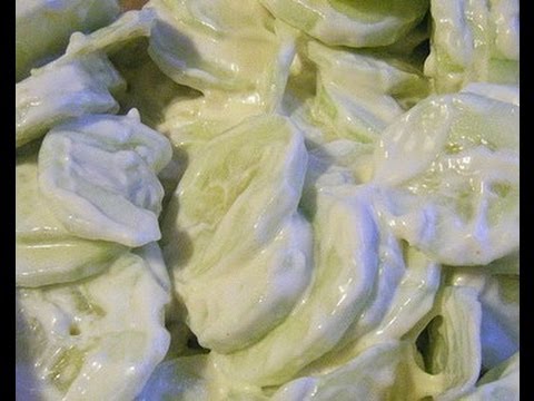 Cucumber in sour cream - Quick Recipes - Easy Recipes - How To QUICKRECIPES
