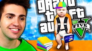 EL PRIMER DÍA DE CLASES del HIJO DE FRANKLIN en GTA 5! Grand Theft Auto V - GTA V Mods