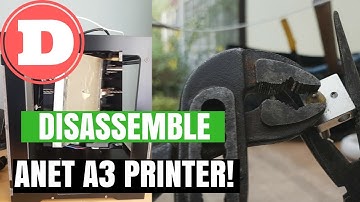 Disassemble Anet A3 3D Printer Extruder - Tutorial