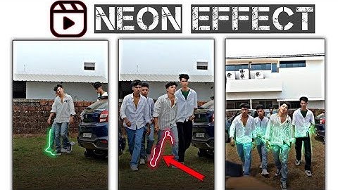 ऐसे लगाएं अपनी वीडियो में Colour Line Effect🔥 | How To Add Neon Effect In Video !!