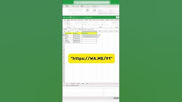 Send WhatsApp Messages Directly from Excel! | Create WhatsApp Links in Seconds #excelkajadoo #nocode
