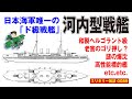 河内型戦艦 日本海軍唯一の「ド級戦艦」:遂に独力でド級戦艦まで建造できるようになった日本海軍。しかし、栄光の河内型戦艦は日本海軍の限界と、内在する問題点を暴露した悲しき戦艦でもあった。