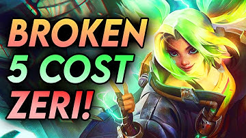NEW 5 COST ZERI IS OP! (6.5 PBE) - TFT SET 6.5 Guide Teamfight Tactics Ranked Comps Strategy