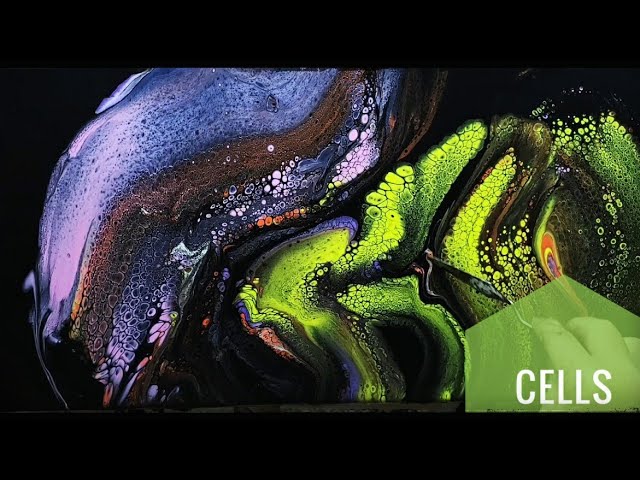 The European Floetrol! SHOCKING Results! Open Cup Pour With TONS of Cells! Acrylic  Pouring 