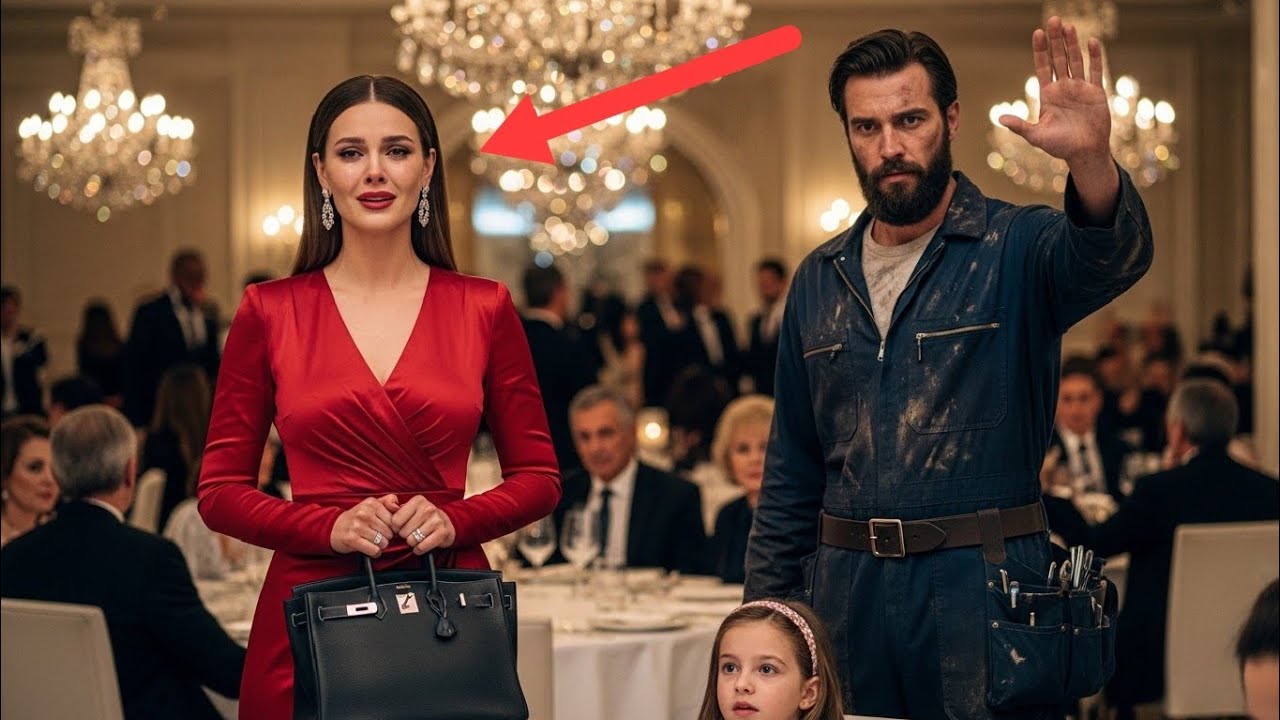 CEO Millonaria Sola No Consigue Mesa En Año Nuevo — Un Mecánico Pobre Se Levanta Y Le Hace Señas