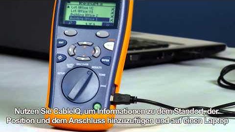 CableIQ - German Language: By Fluke Networks