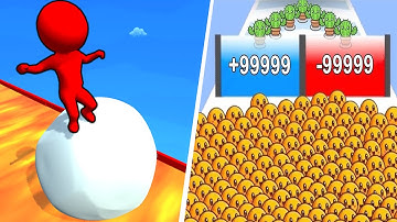 Snow Race 3D 🆚 Food Run 🧿🌺🌈Walkthrough Android IOS 2025 New Update Gameplay 29914