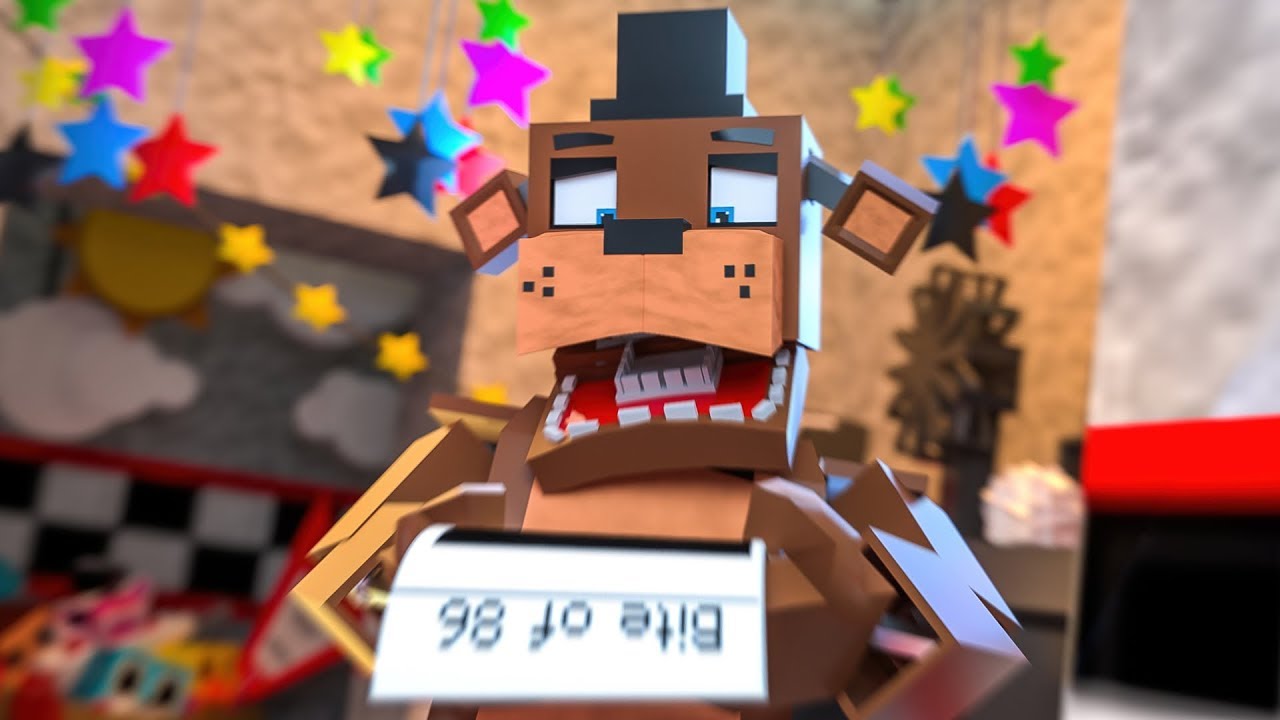 Minecraft FNAF 7 Pizzeria Simulator - Secrets Of 86!? (Minecraft Roleplay) five nights at freddy's backpack